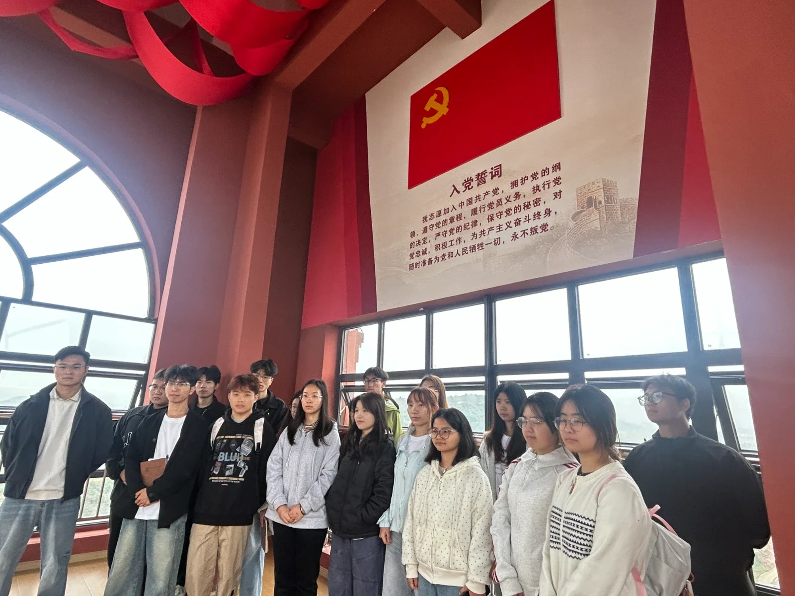 学生参观